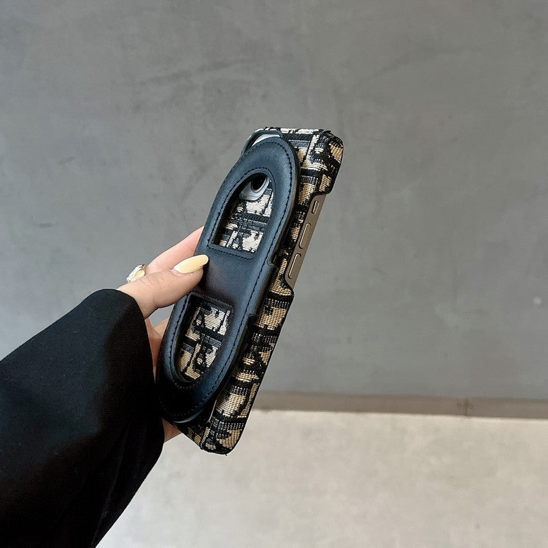 Étui de téléphone iPhone Porte-cartes à support élégant