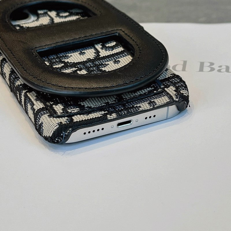 Étui de téléphone iPhone Porte-cartes à support élégant