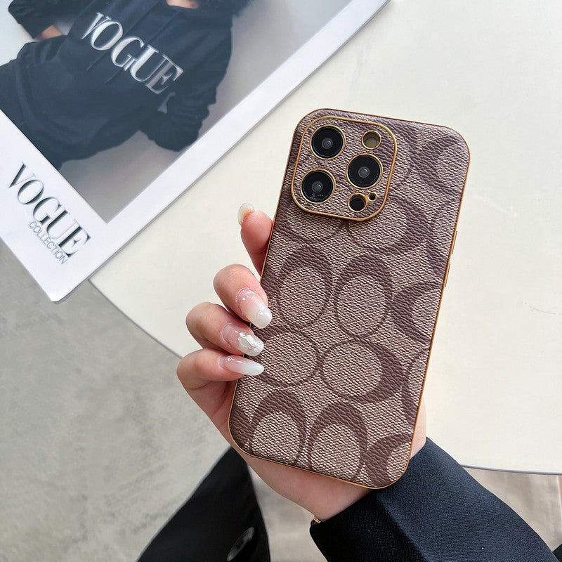 Étui en cuir classique pour iPhone