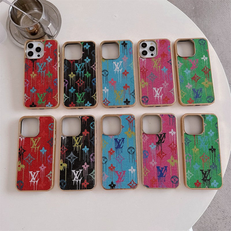 Étui iPhone de couleur de luxe