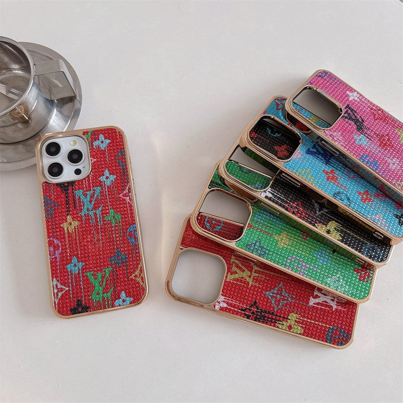 Étui iPhone de couleur de luxe