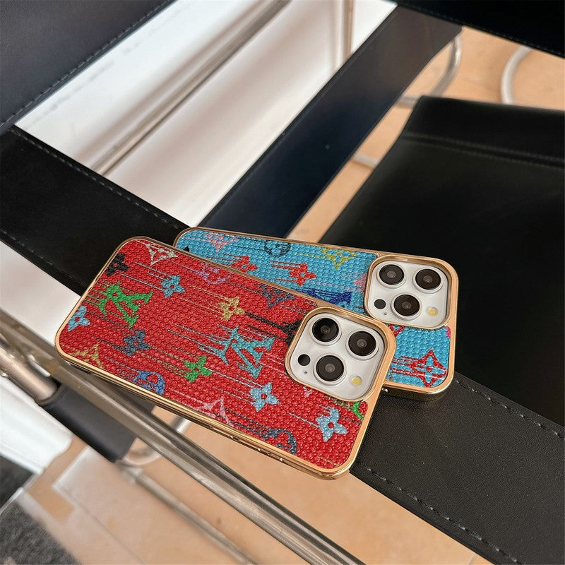 Étui iPhone de couleur de luxe