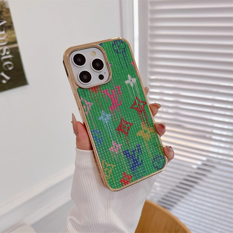 Étui iPhone de couleur de luxe