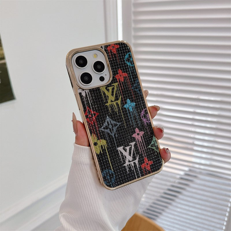 Étui iPhone de couleur de luxe
