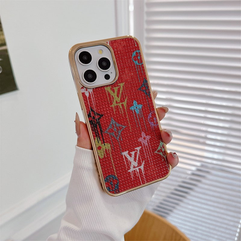 Étui iPhone de couleur de luxe