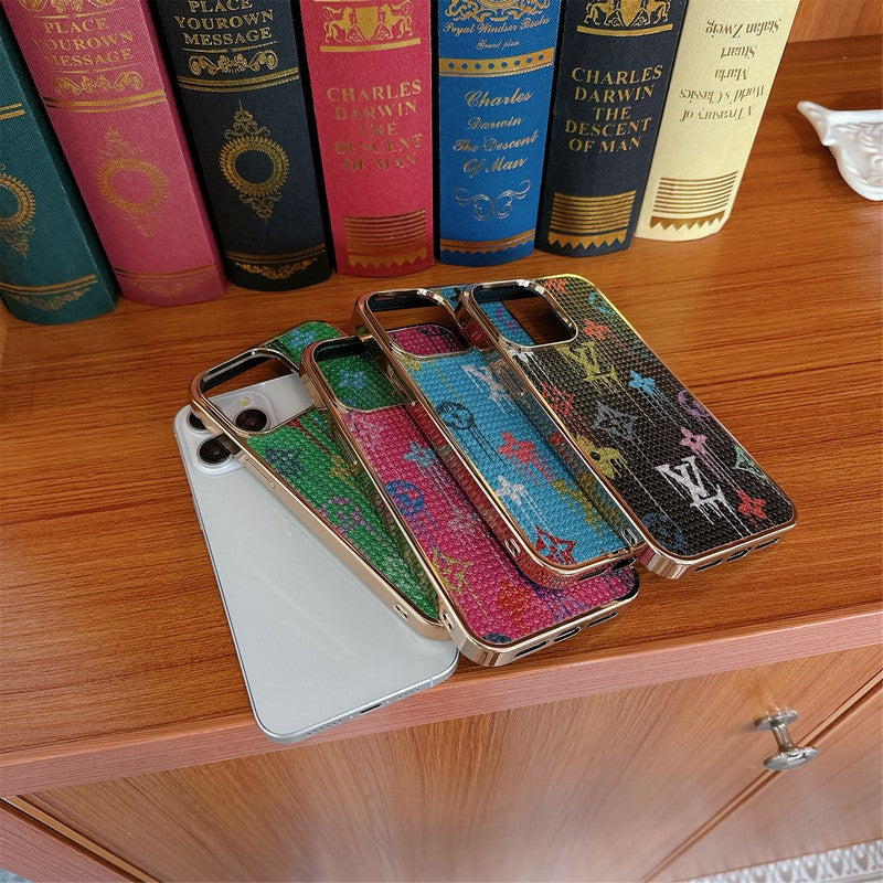 Étui iPhone de couleur de luxe