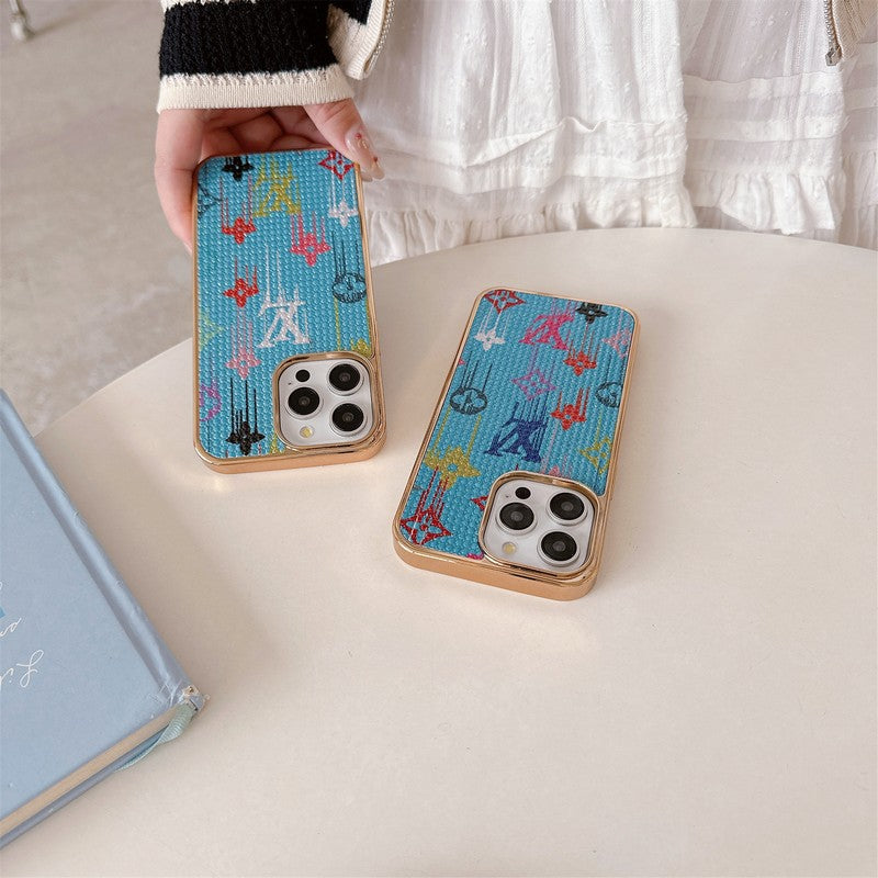 Étui iPhone de couleur de luxe