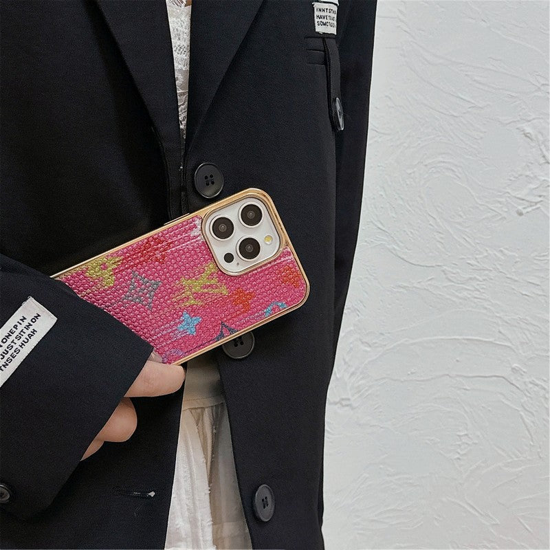 Étui iPhone de couleur de luxe