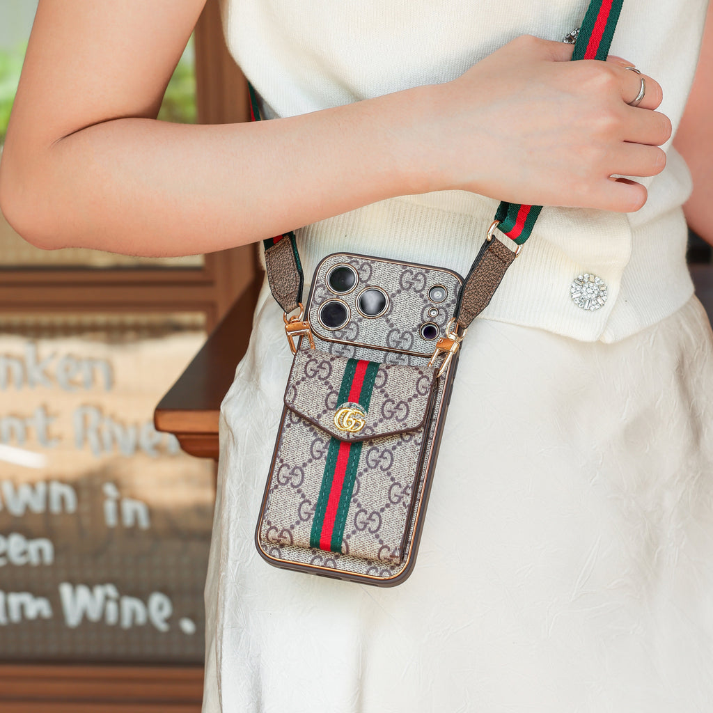 New Classic Luxury Card Holder Phone Case  011
