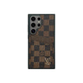 Simple Cardholder Checked Up Brown Case | Samsung