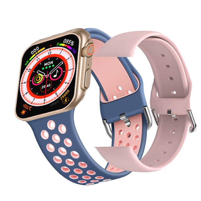 Nouvelle Ultra Watch Homme Montre Connectée Série 8 NFC Accès Porte Smartwatch Pour Téléphone Android Apple Bracelets De Montres