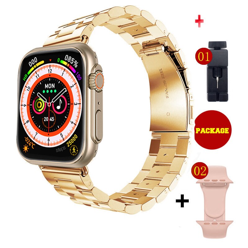 Nouvelle Ultra Watch Homme Montre Connectée Série 8 NFC Accès Porte Smartwatch Pour Téléphone Android Apple Bracelets De Montres