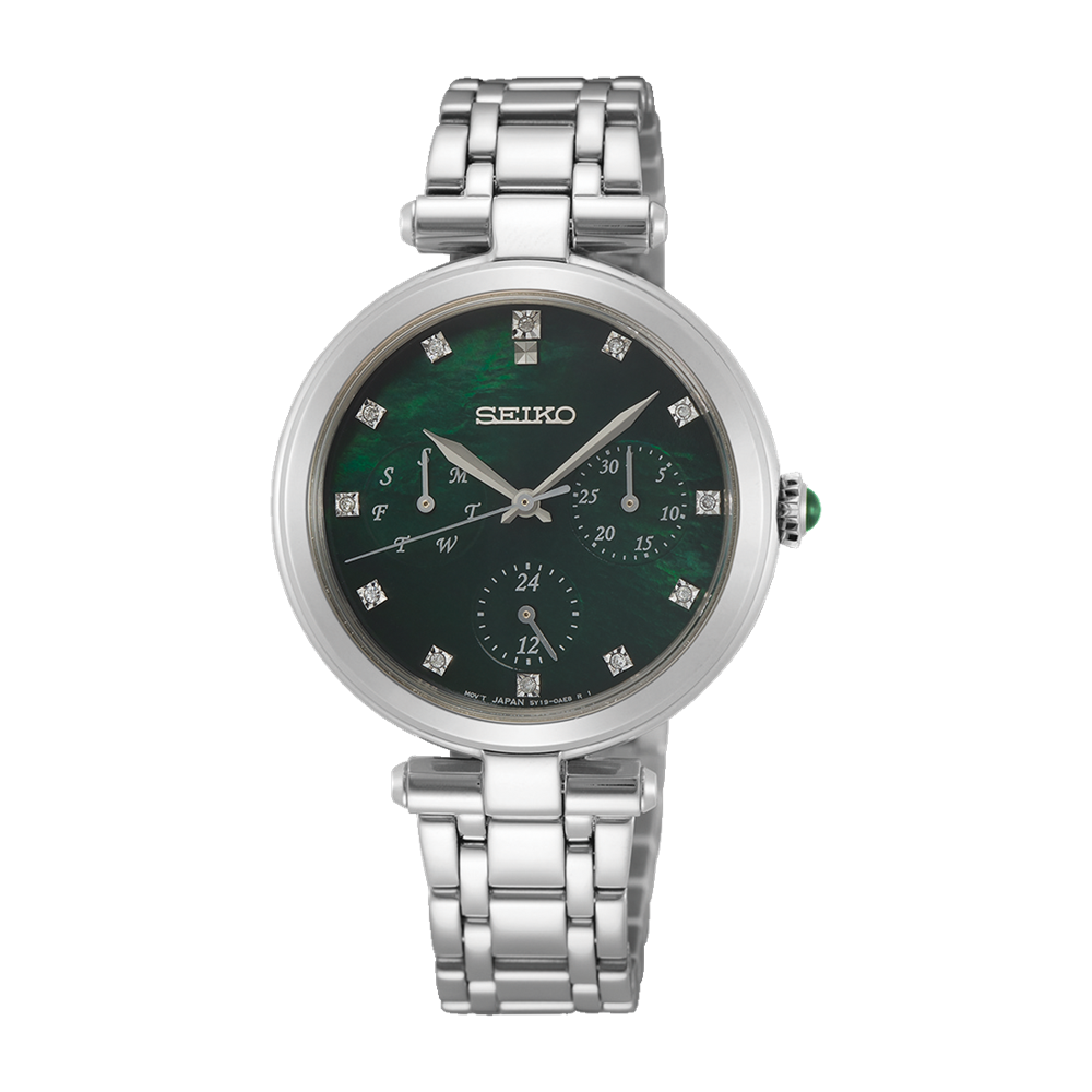 Seiko Caprice Ladies Green Watch