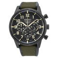 Seiko Chronograph Green Men's Watch