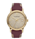Burberry The City Check Gold 38mm Watch