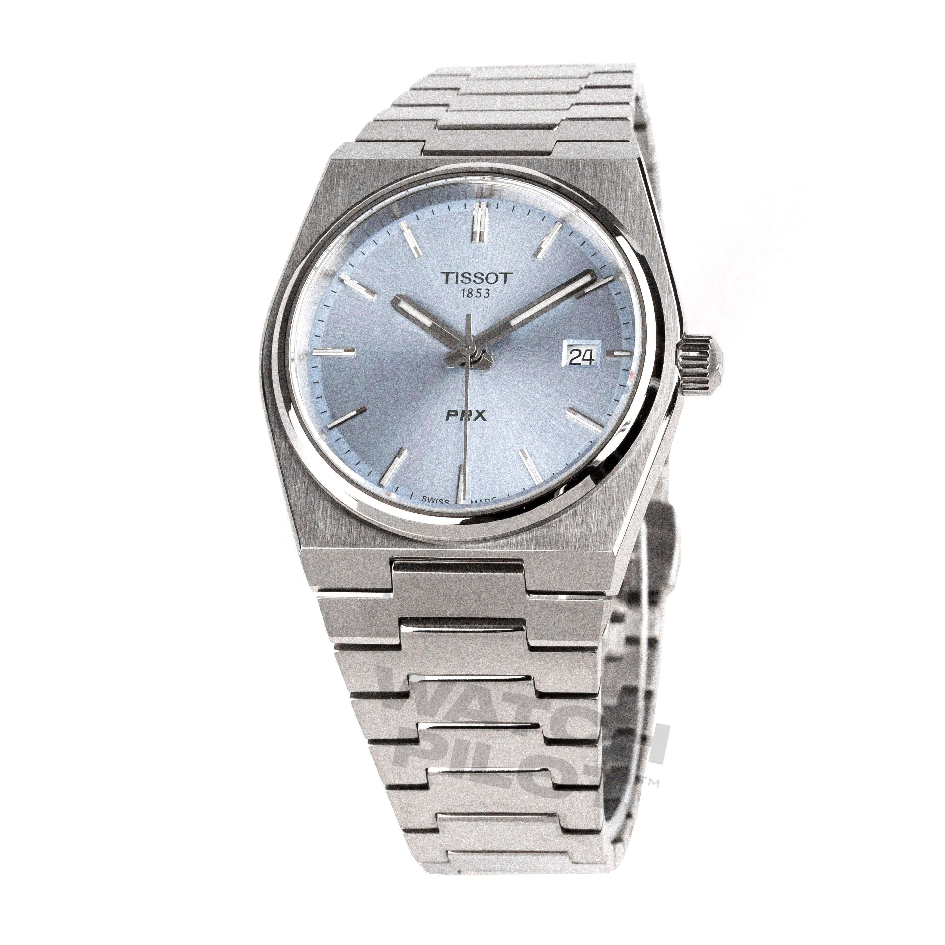 Hodinky Tissot Prx 35mm unisex světle modré
