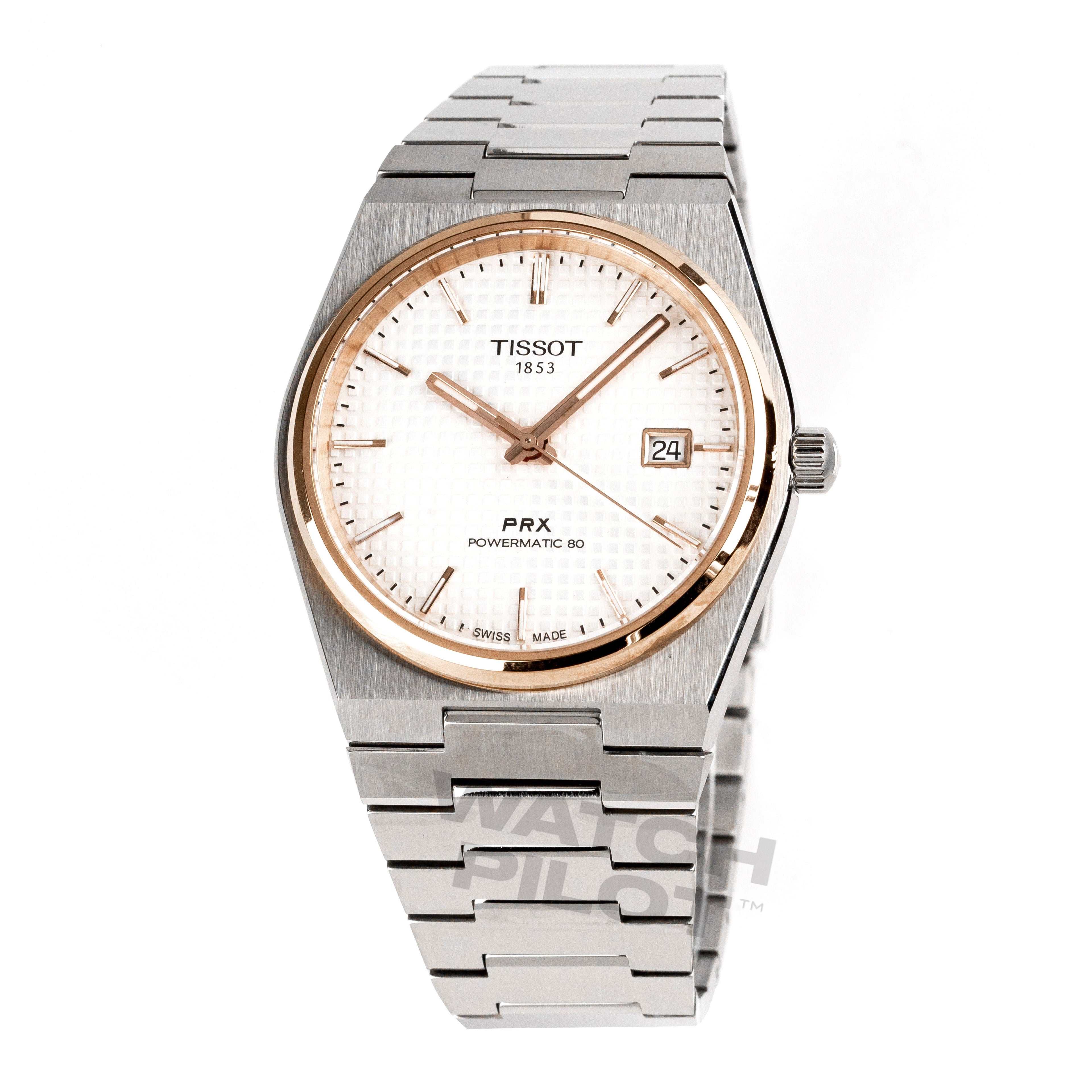 Tissot PRX Powermatic 80 Herrenuhr Silber