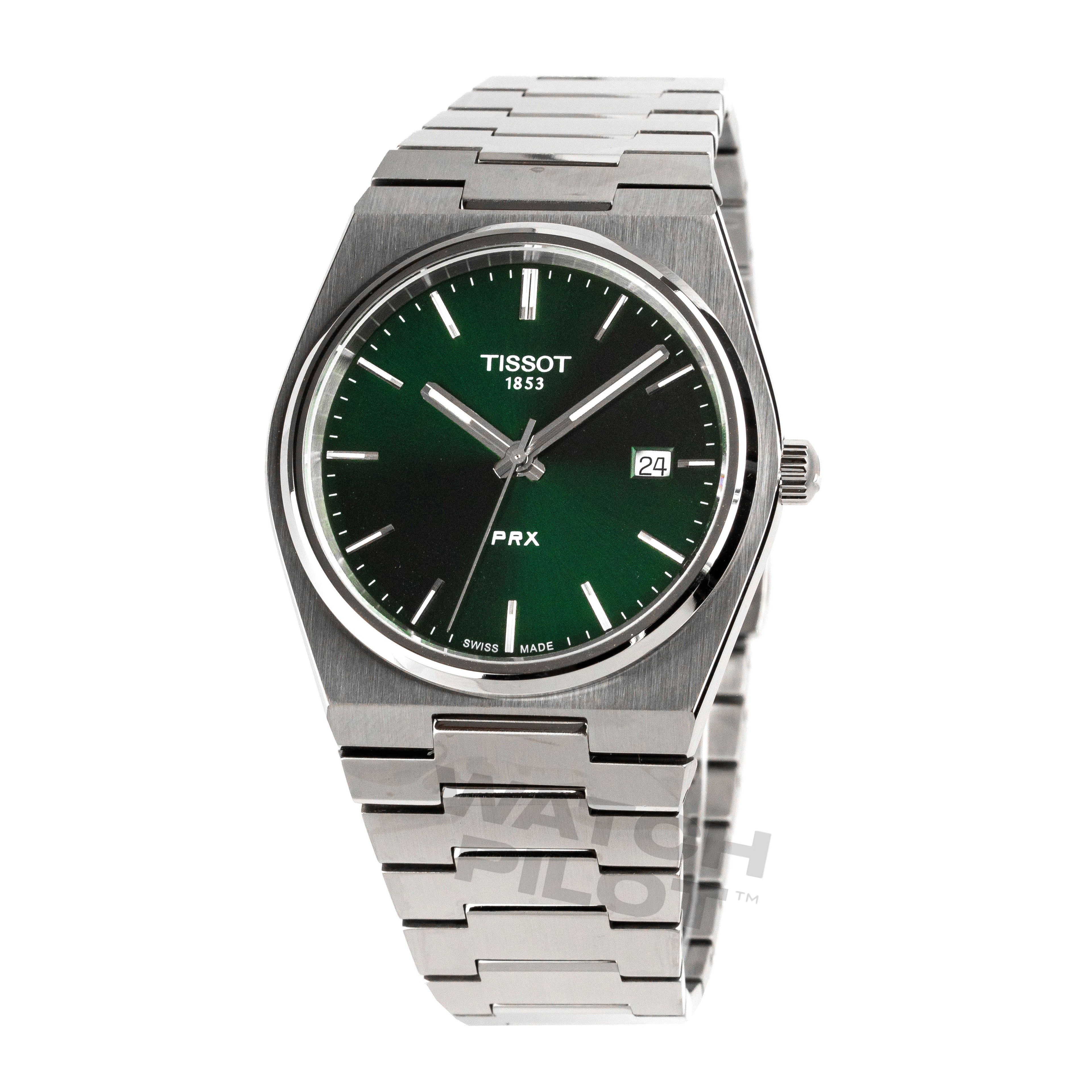 Pánské hodinky Tissot Prx zelené