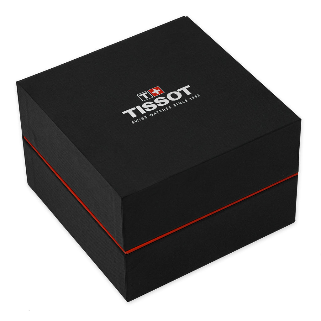 Tissot Chemin Des Tourelles Powermatic 80 Ladies White Rose Gold Watch