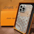 Étui de téléphone en cuir de style enveloppe vintage
