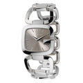 Gucci Ladies G-Gucci Silver Brown Watch