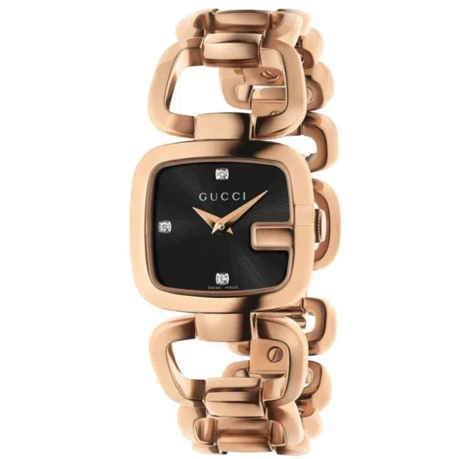 Gucci Ladies G-Gucci Rose Gold Watch