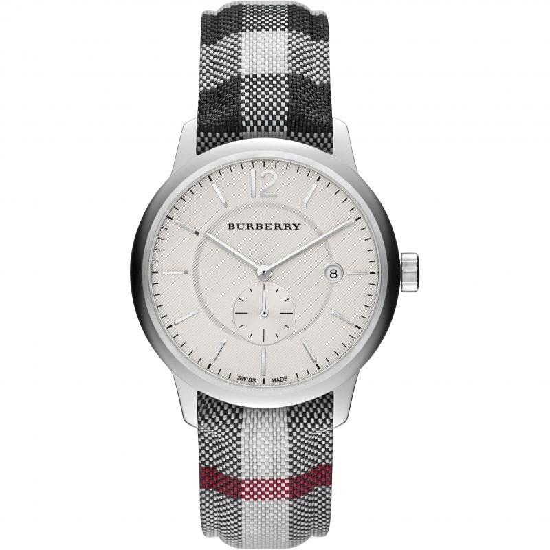 Pánské hodinky Burberry The Classic Horseferry 40mm stříbrné