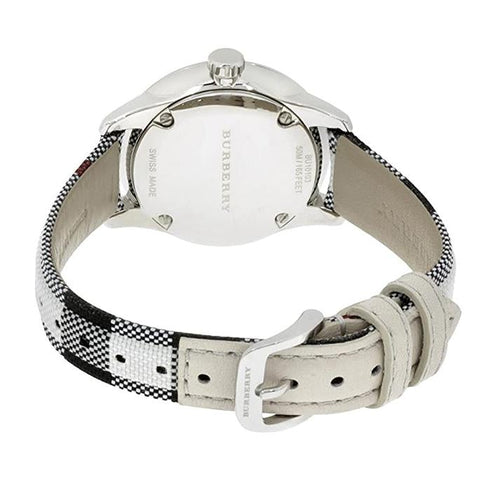 Montre Burberry classique pour femme, 32 mm, motif Horseferry Check