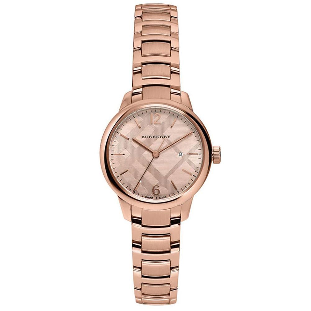 Burberry Ladies Rose Gold 32mm Watch