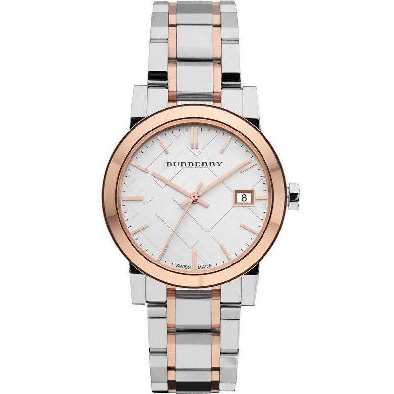 Dámské hodinky Burberry dvoubarevné 34mm