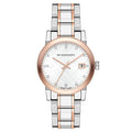 Burberry dámské diamantové dvoubarevné 34mm hodinky