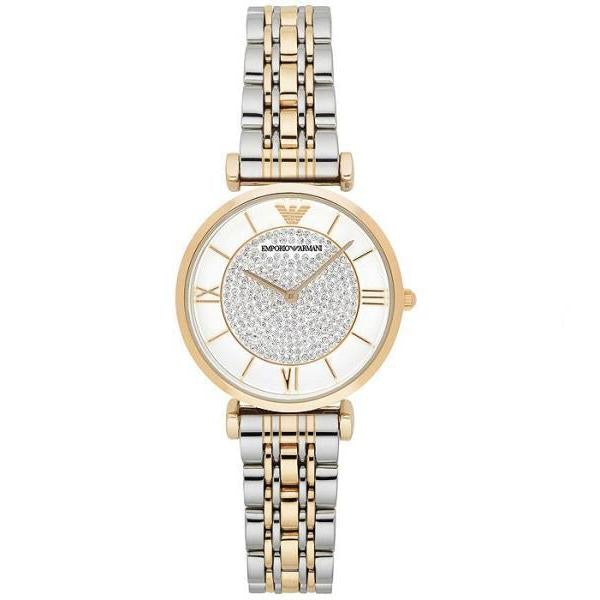 Emporio Armani Ladies Gold & Silver Watch