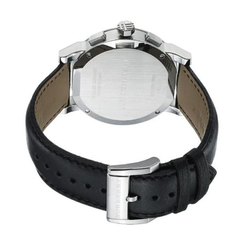 Montre Burberry Homme City Chronographe Noire Argentée 42 mm