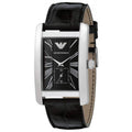 Emporio Armani Klassische Herrenuhr Schwarz