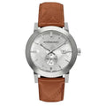 Burberry Herrenuhr The City Silber Braun 40mm