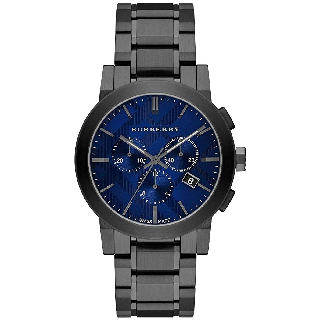 Burberry Men's Gunmetal Gray Chronograph 42mm Watch