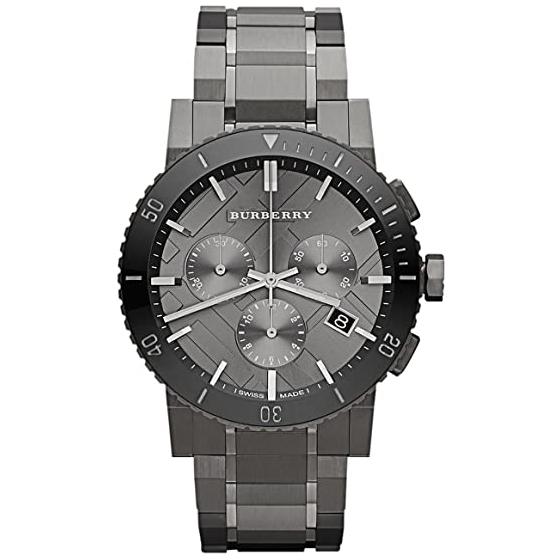Burberry Men's Gunmetal Gray Chronograph 42mm Watch