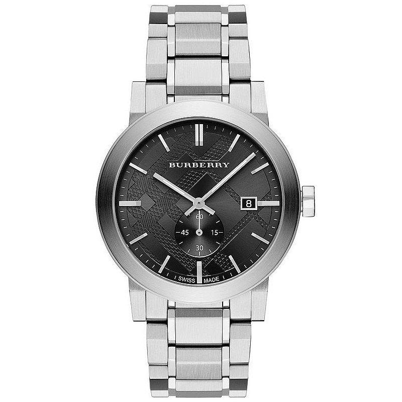 Burberry Herrenuhr Chronograph Silber 42mm