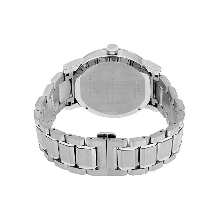 Burberry Herrenuhr Chronograph Silber 42mm
