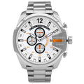Pánské hodinky Diesel Silver Mega Chief chronograf