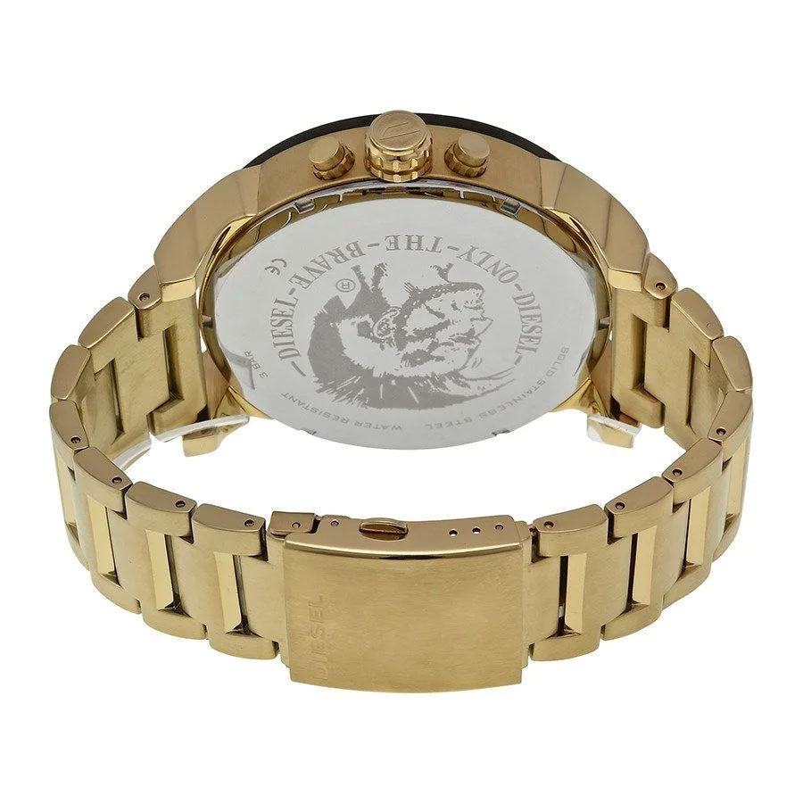 Pánské hodinky Diesel Daddy 2.0 zlaté chronograf