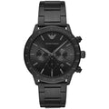 Pánské sportovní chronografové černé hodinky Emporio Armani Mario  