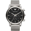 Emporio Armani Herrenuhr Luigi Chronograph mit Netzarmband
