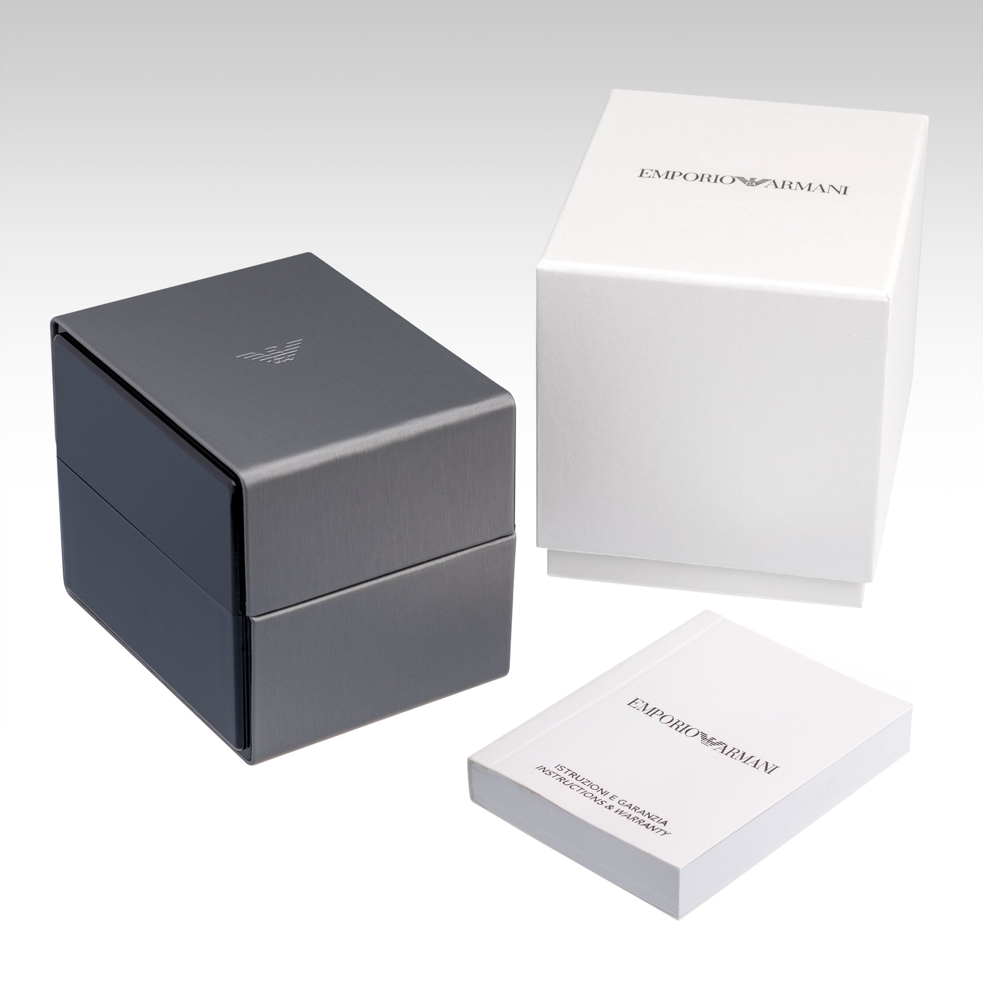 Emporio Armani Herrenuhr Luigi Chronograph mit Netzarmband
