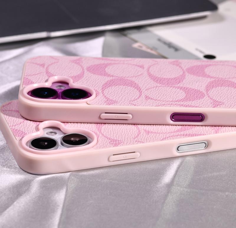 Étui de protection en similicuir pour iPhone