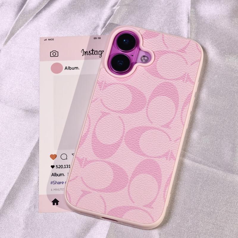 Étui de protection en similicuir pour iPhone