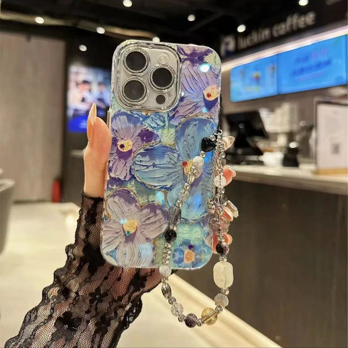 Coque iPhone Fleurie