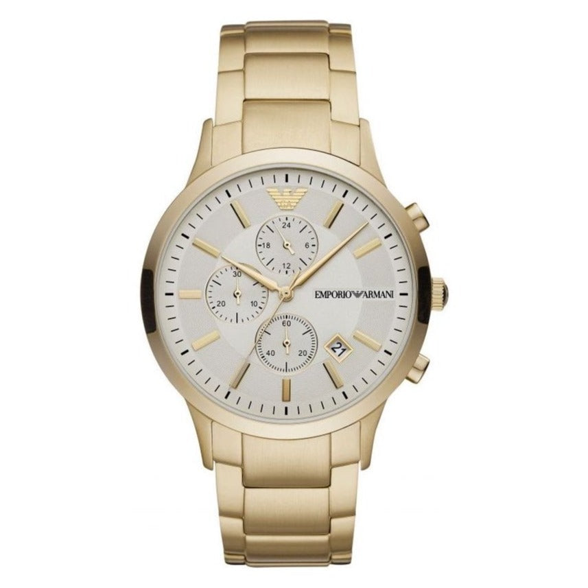 Emporio Armani Men's Chronograph Watch Renato Gold
