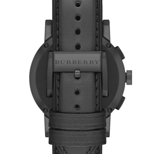 Montre Burberry pour homme The City chronographe noire 42 mm