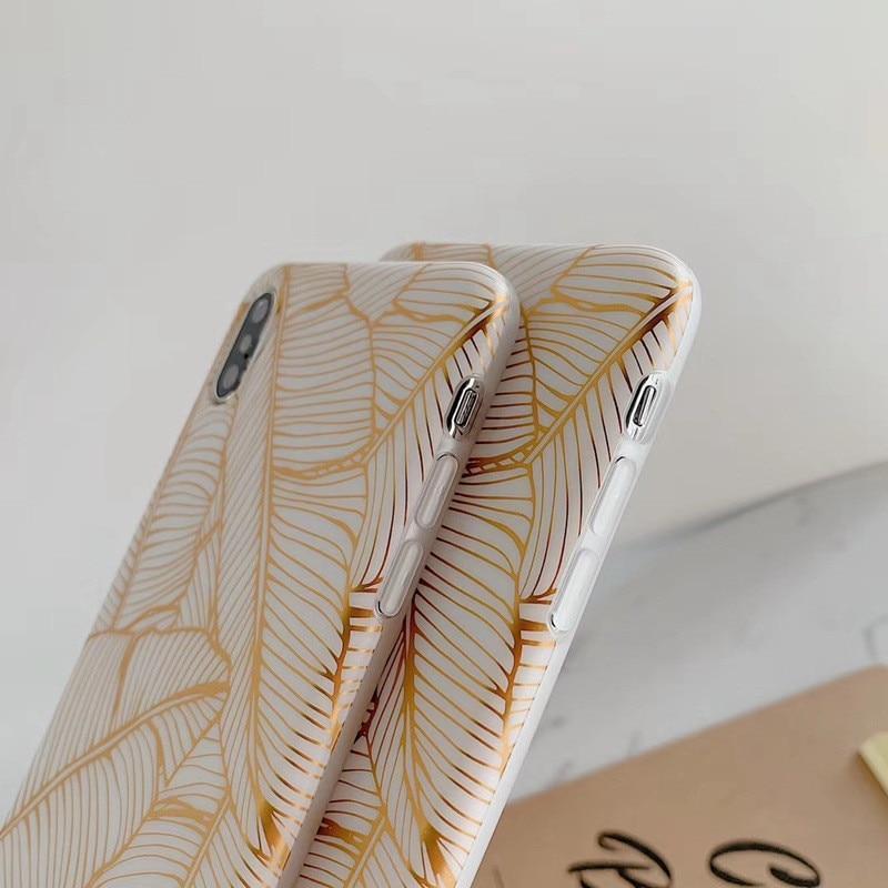 Coque iPhone Feuille d'Or